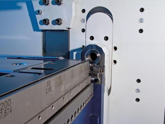 Detail zwenkmechanisme